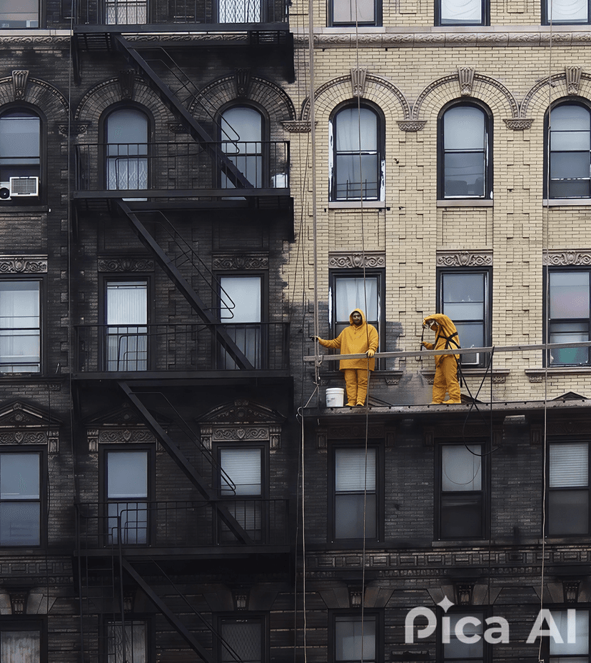 Professional house washing services in NYC - residential home exterior cleaning before and after